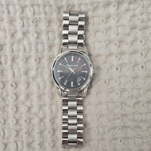 Michael Kors Silver and Black Women's Watch